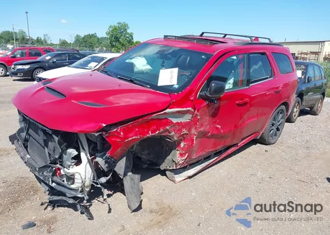 2017 Dodge Durango Gt Awd z USA, uszkodzony, nr VIN 1C4RDJDG1HC606510
